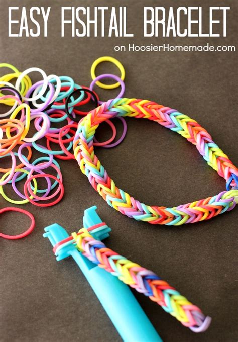 how to make a fishtail bracelet with string|fishtail rubber band bracelet instructions.